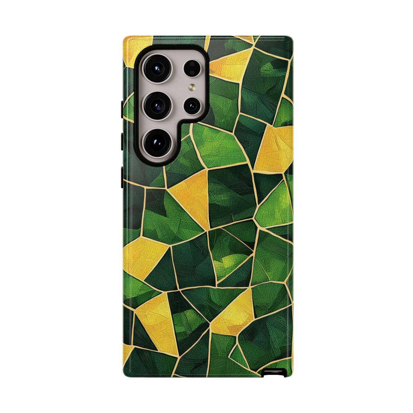 Intricate Turtle Shell Mosaic Phone Case for iPhone, Samsung & Google Pixel