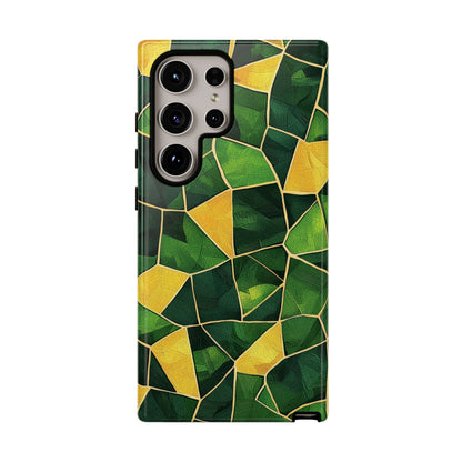 Intricate Turtle Shell Mosaic Phone Case for iPhone, Samsung & Google Pixel
