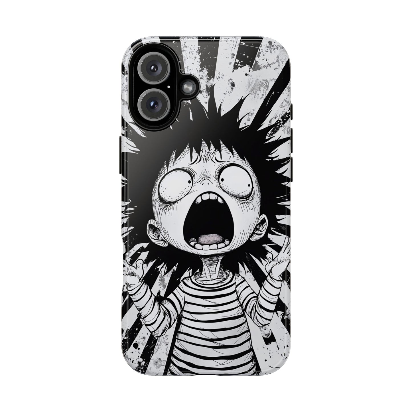 Maximum Panic Mode | Scream Kid Art  Phone Case for iPhone, Samsung & Pixel