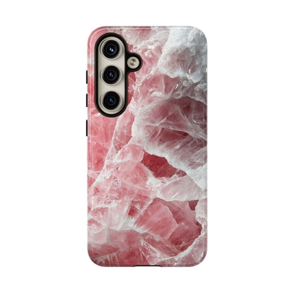Rose Quartz Crystal Phone Case for iPhone, Samsung & Google Pixel