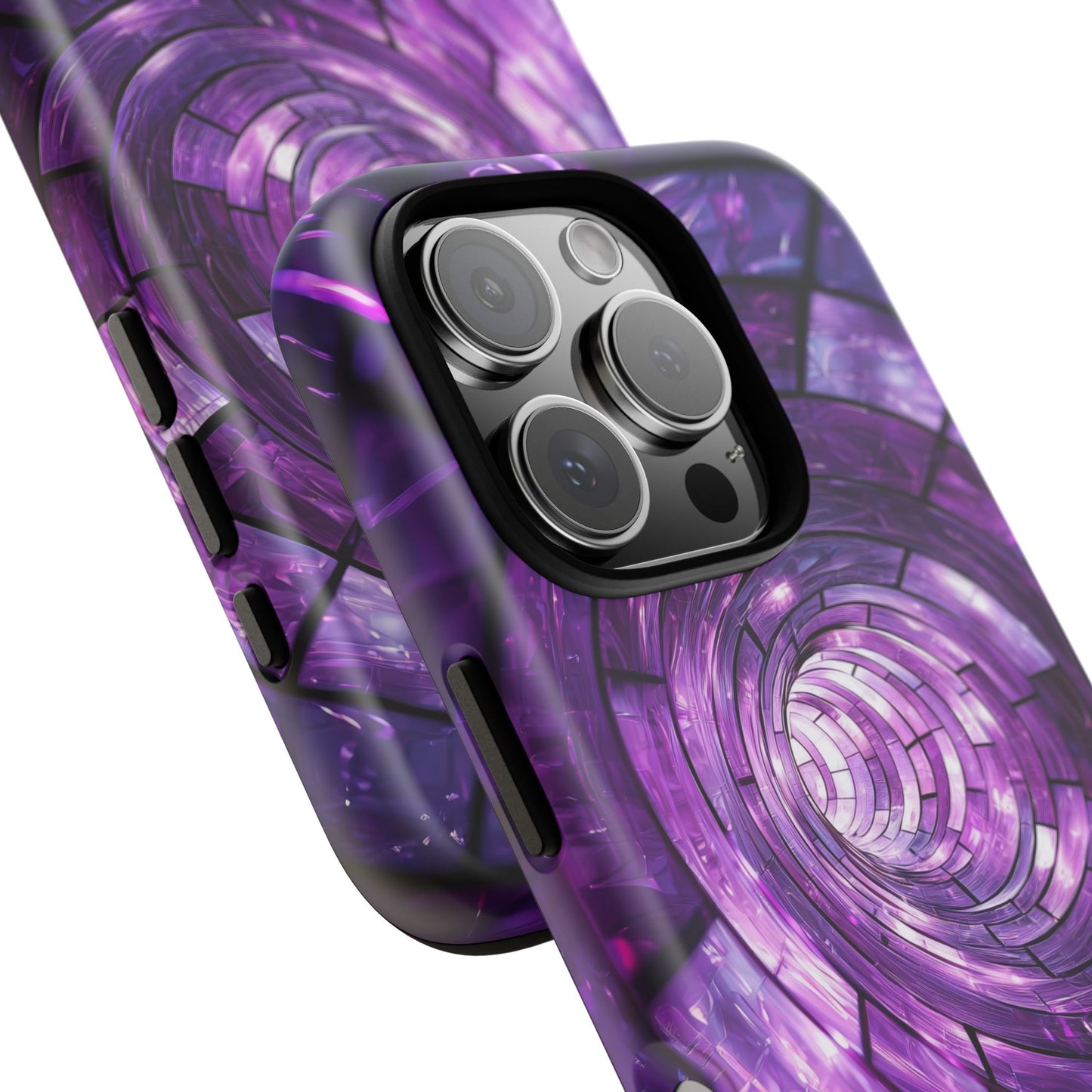 Hypnotic Spiral Optical Illusion Phone Case for iPhone, Samsung & Pixel