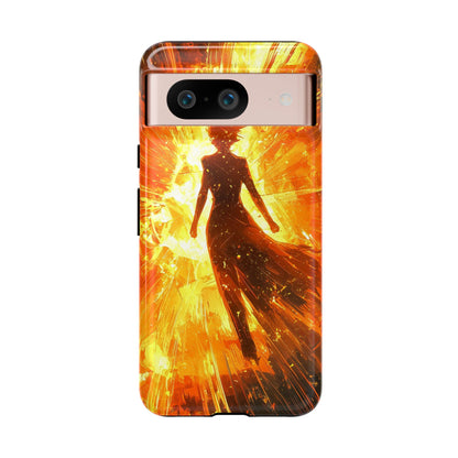 Solar Ascension | Silhouette of Fire Phone Case for iPhone, Samsung & Pixel