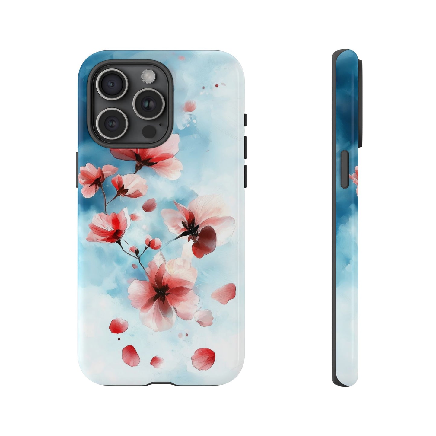 Petal Whispers Watercolor Phone Case for iPhone, google Pixel & Samsung