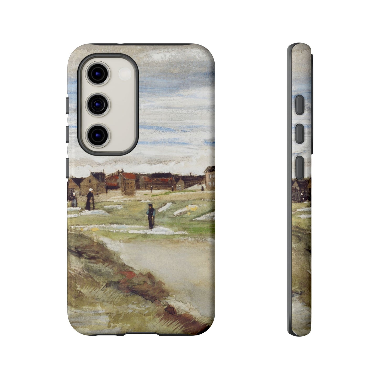 Van Gogh Village Painting Phone Case - iPhone, Samsung, Pixel - Art Print Cover, Gift for Art Lovers