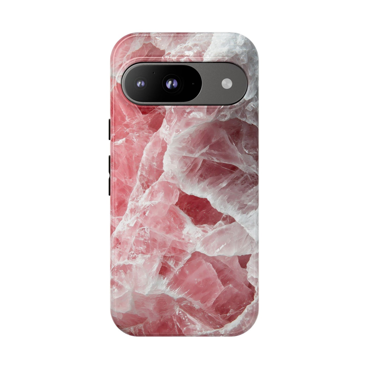 Rose Quartz Crystal Phone Case for iPhone, Samsung & Google Pixel
