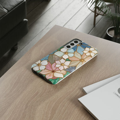 Floral Symphony: Stained Glass Elegance