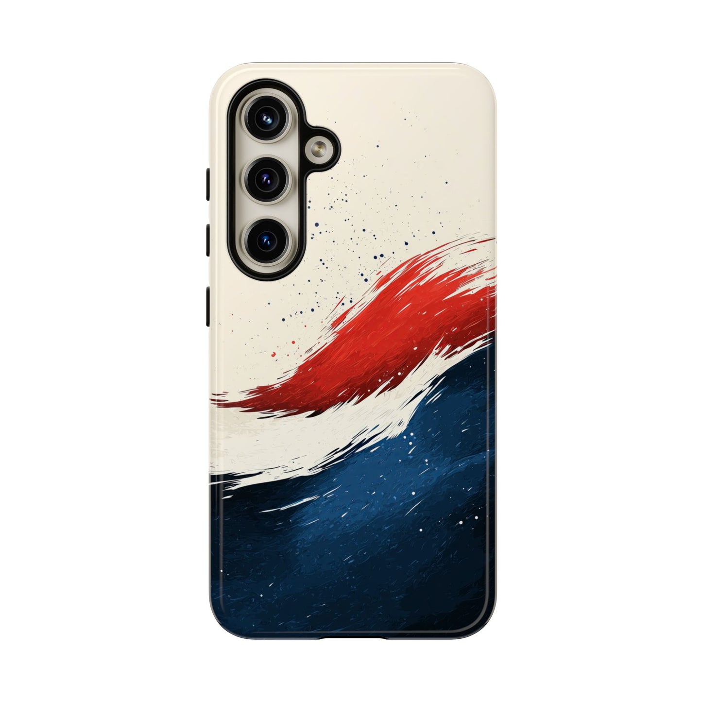 Crimson Tide – Artistic Brushstroke Abstract Case for iPhone, Google Pixel, Samsung