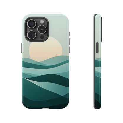 Tranquil Dunes – Abstract Sunset Phone Case for iPhone, Samsung & Pixel