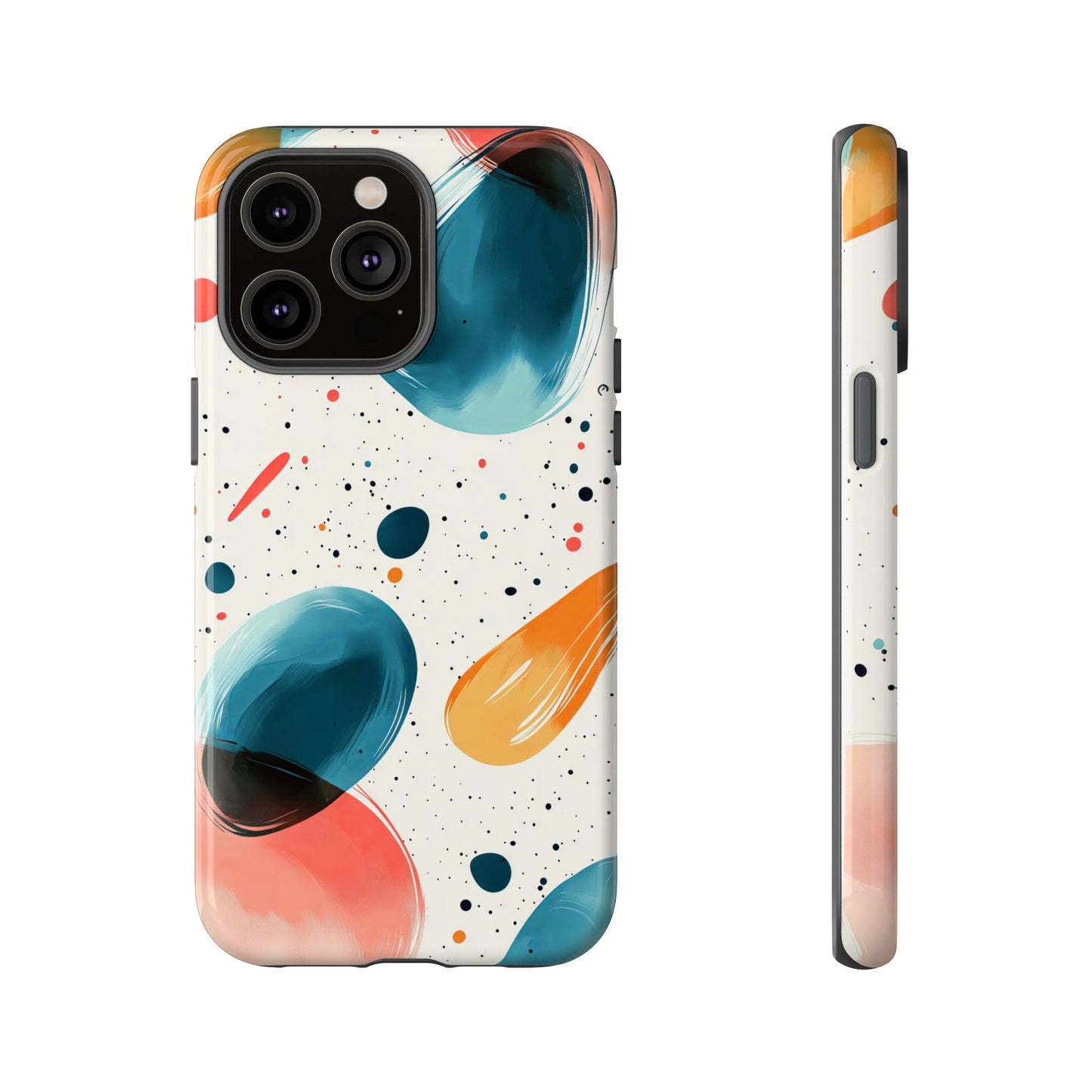 Color Swirl Splash – Abstract Art Phone Case for iPhone, Samsung & Pixel