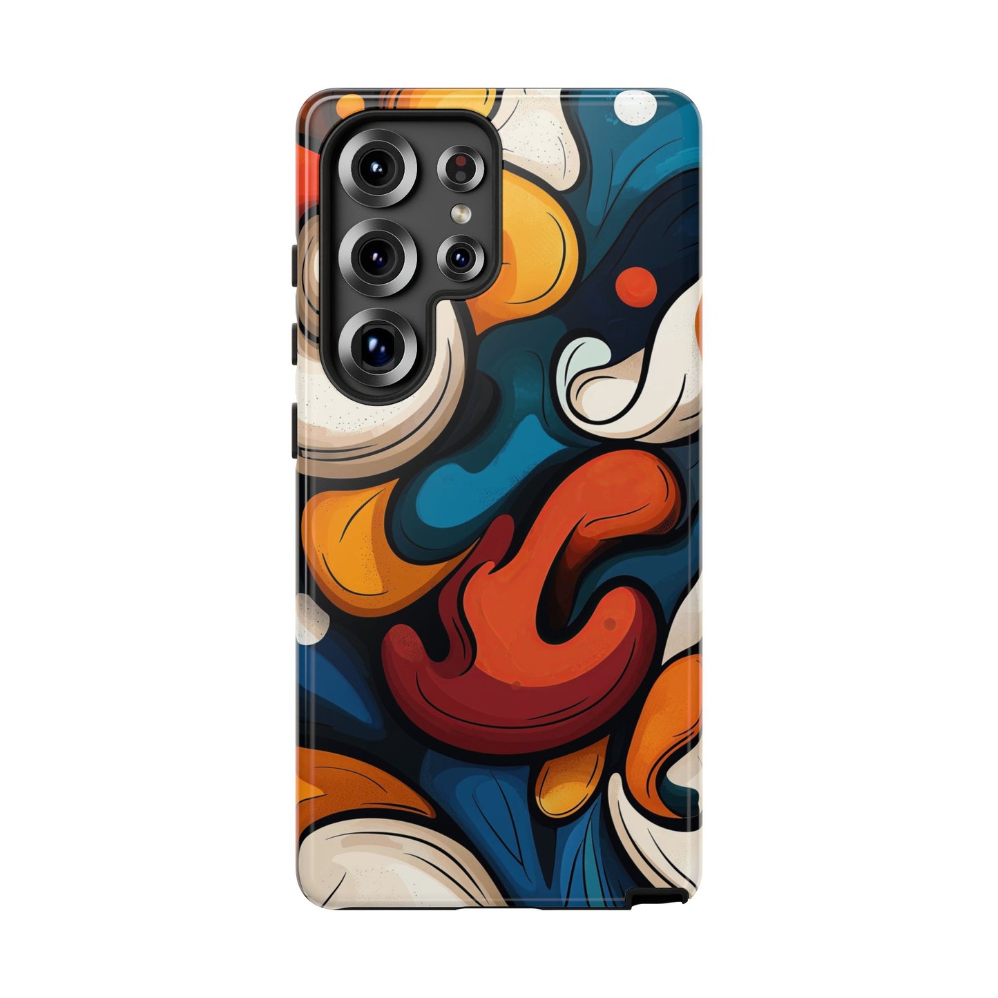 Molten Motion – Bold Abstract Swirl Phone Case for iPhone, Google Pixel, Samsung