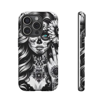 La Rebel – Day of the Dead Gothic Attitude Mobile Cover