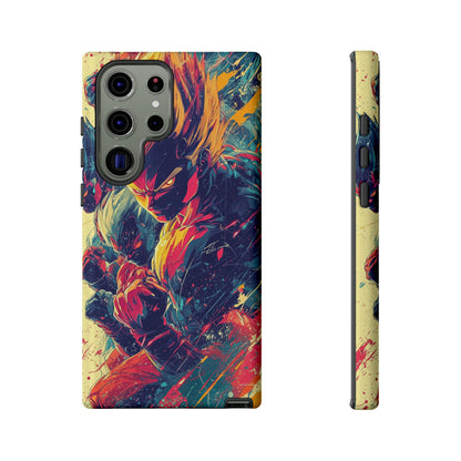 Saiyan Fury | Anime Warrior Power Surge | Comic Style Dragon Battle Phone Case for iPhone, Samsung & Pixel