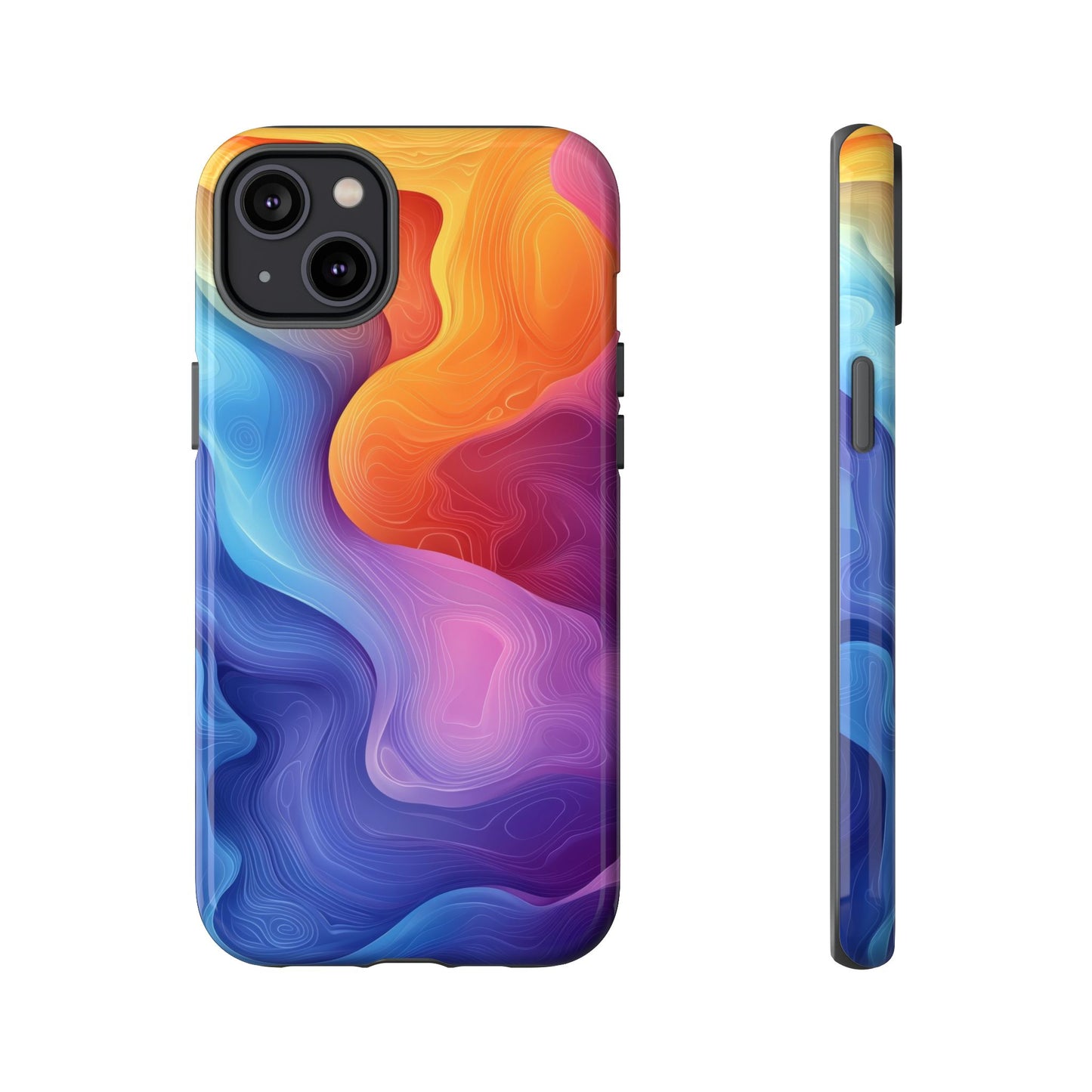 Aurora Flow Watercolor Phone Case for iPhone, google Pixel & Samsung