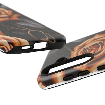 Midnight Gold Rose Mobile Case