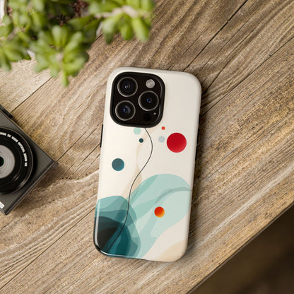 Cosmic Citrus Flow – Abstract Art Phone Case  for iPhone, Samsung & Pixel