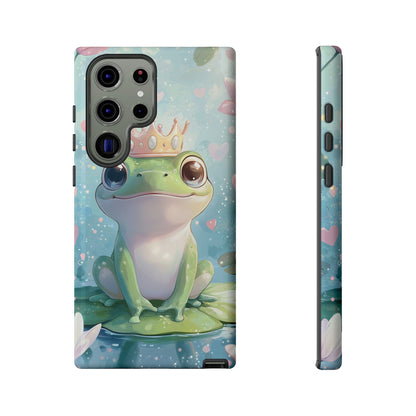 Royal Frog Phone Case – Cute Anime Aesthetic for iPhone, Google Pixel & Samsung