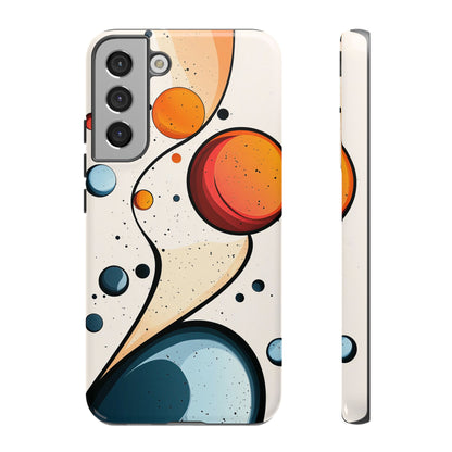 Solar Drift – Abstract Orbital Phone Case for iPhone, Samsung & Pixel