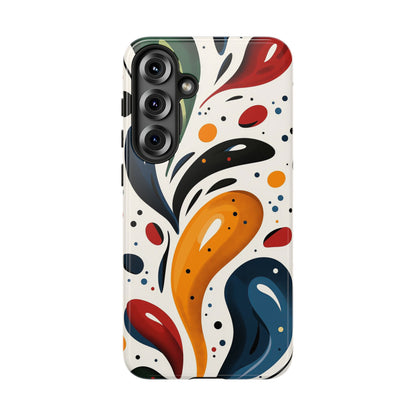 Fluid Pop Abstract Phone Case – Space-Inspired Art for iPhone, Samsung & Pixel