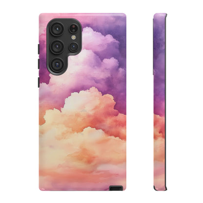 Cotton Candy Skies Watercolor Phone Case for iPhone, google Pixel & Samsung