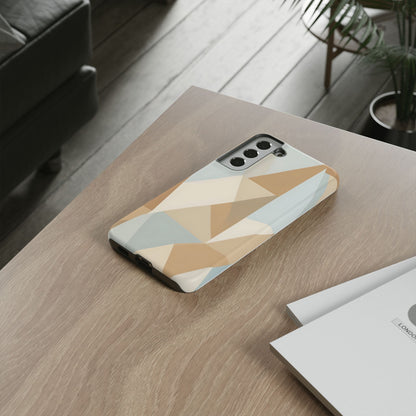 Neutral Geometrical Triangular Abstract Pattern