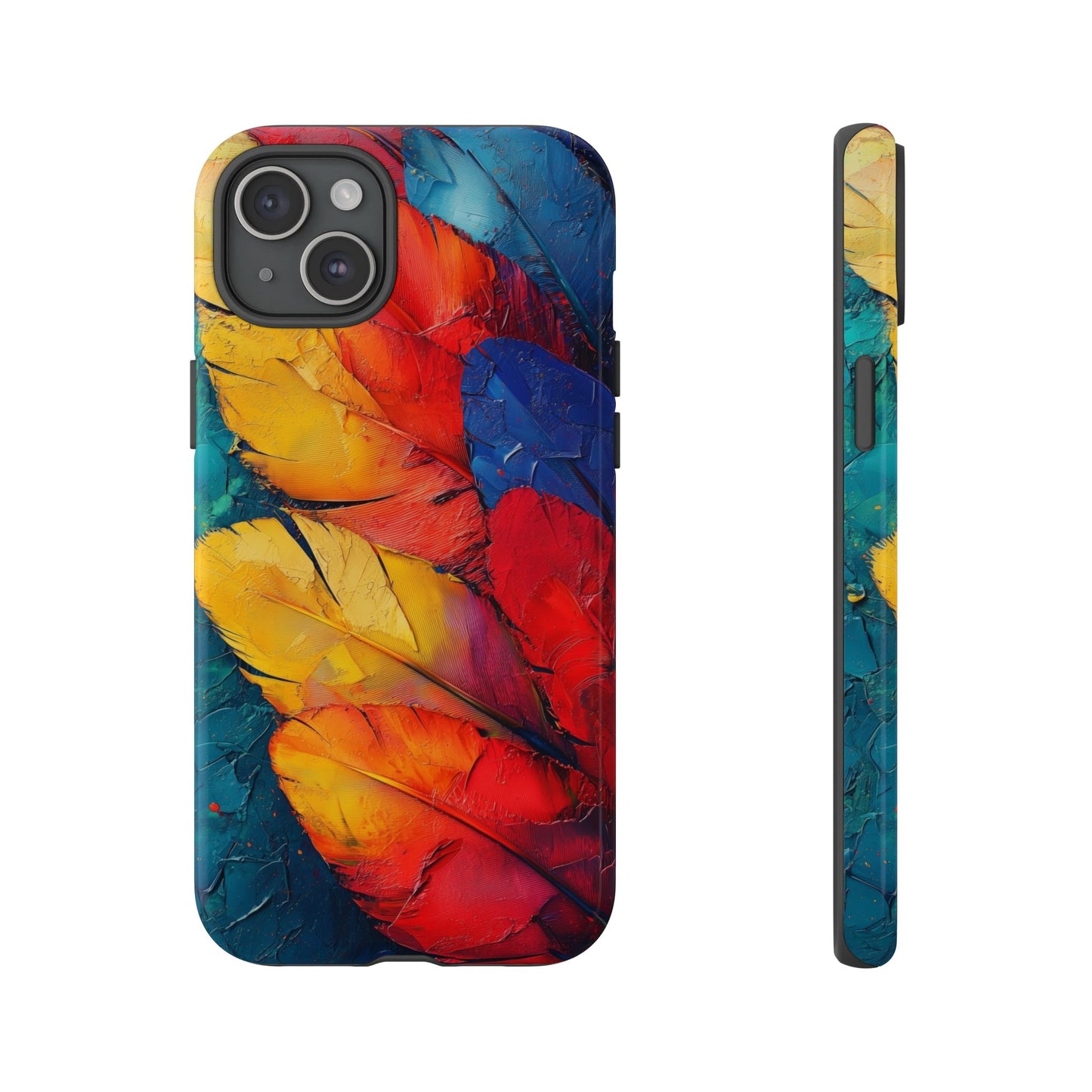 Tropical Macaw Feather Phone Case for iPhone, Samsung & Google Pixel