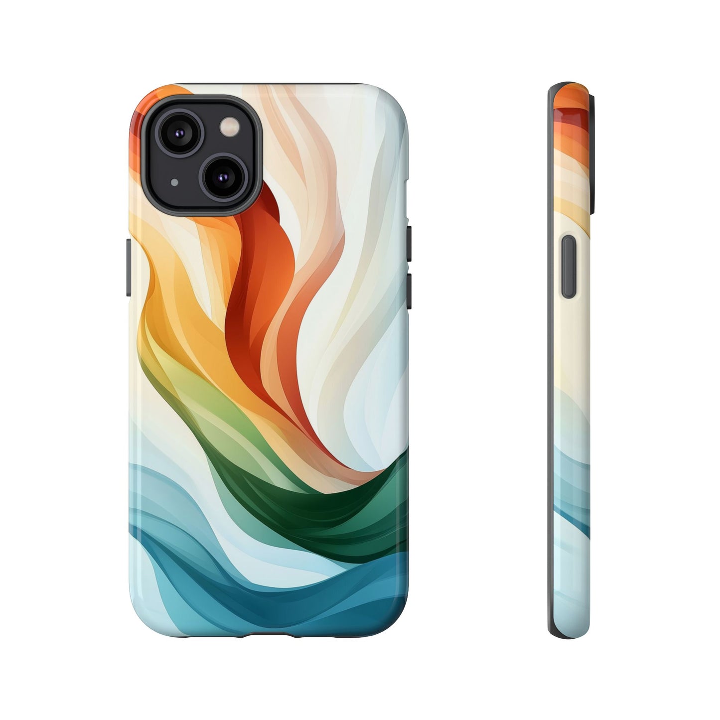 Aurora Stream Watercolor Phone Case for iPhone, google Pixel & Samsung