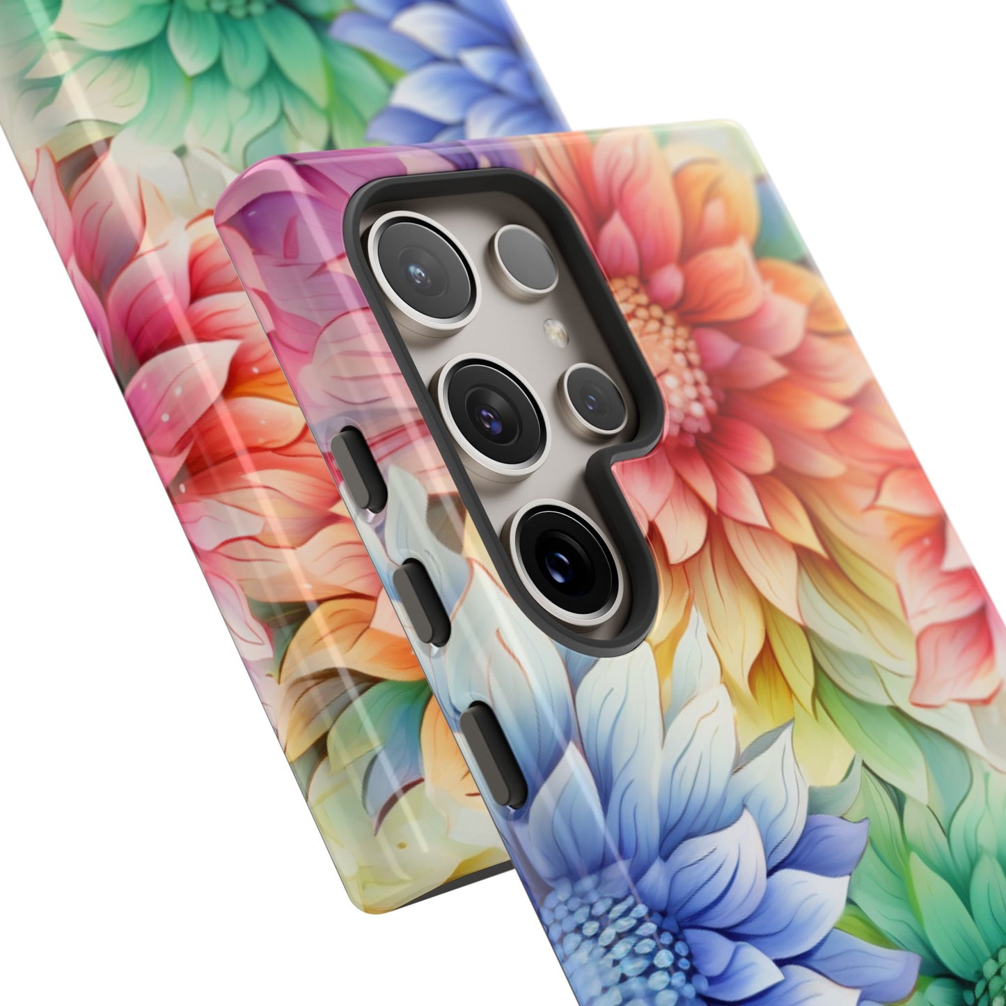 Rainbow Bloom Mandala Floral Mobile Case