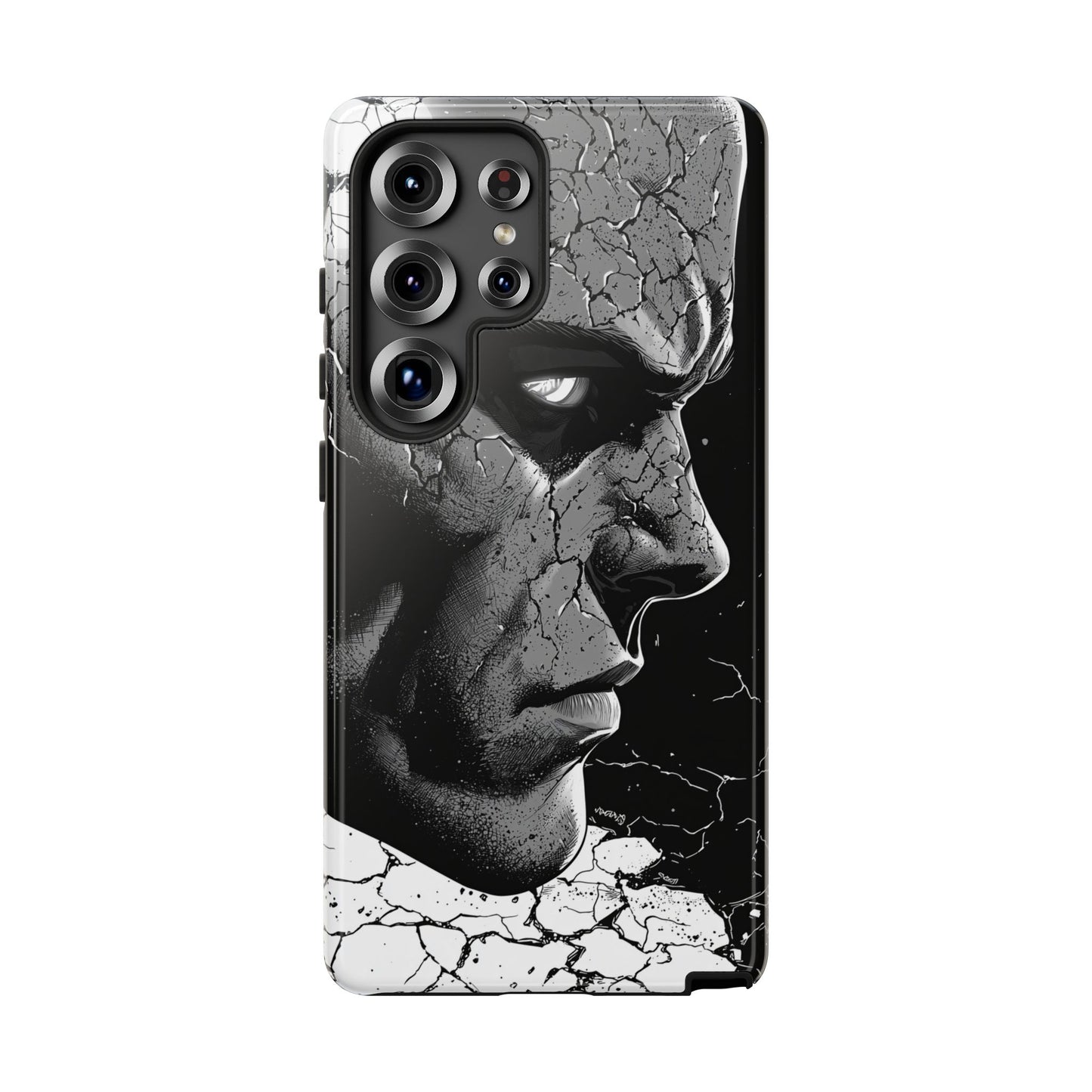 Shattered Reflections of a Symbiotic Soul: The Rise of a Dark Anti-Hero Phone Case for iPhone, Samsung & Pixel