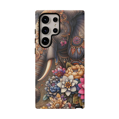 Royal Ornate Elephant Mobile Cover – Luxurious Bohemian Art