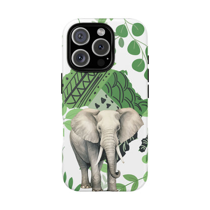 Tropical Elephant Mobile Cover – Nature-Inspired Boho Art