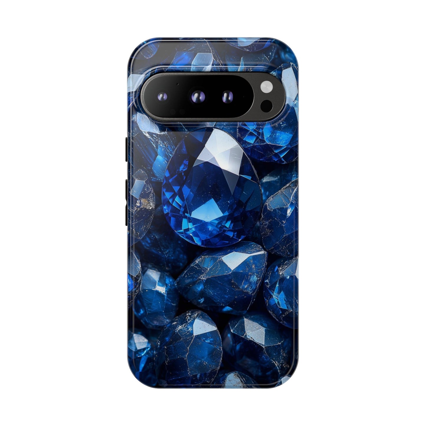 Blue Crystal Aesthetic Phone Case for iPhone, Google Pixel, Samsung