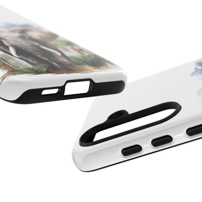 Majestic Watercolor Elephant Mobile Cover – Artistic Wildlife Design