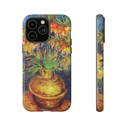 Vincent Van Gogh's Painting Inspired Phone Case - iPhone, Samsung & Google Pixel Cover - Flower Vase Phone Case, Floral Artistic Painting Case, Art Lover Gift