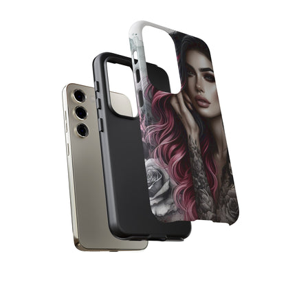 Tattooed Elegance – Gothic Art Mobile Cover