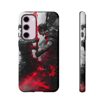 Duel of Fates | Red Energy Samurai Clash Phone Case for iPhone, Samsung & Pixel