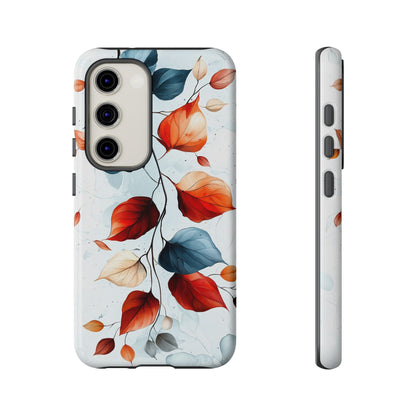 Crimson Drift | Minimalist Botanical Phone Case for iPhone, Pixel & Samsung