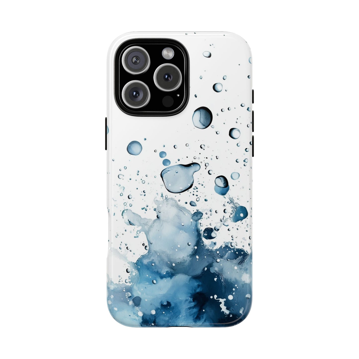 Aqua Burst Watercolor Phone Case for iPhone, google Pixel & Samsung