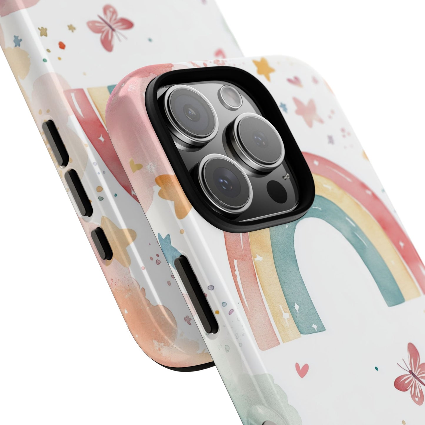 Rainbow Whimsy Watercolor Phone Case for iPhone, google Pixel & Samsung
