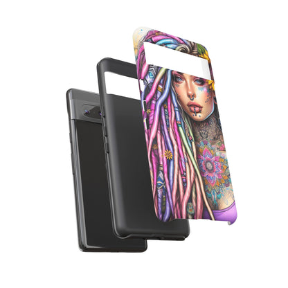 Boho Mandala Goddess – Ethereal Tattoo Art Mobile Cover