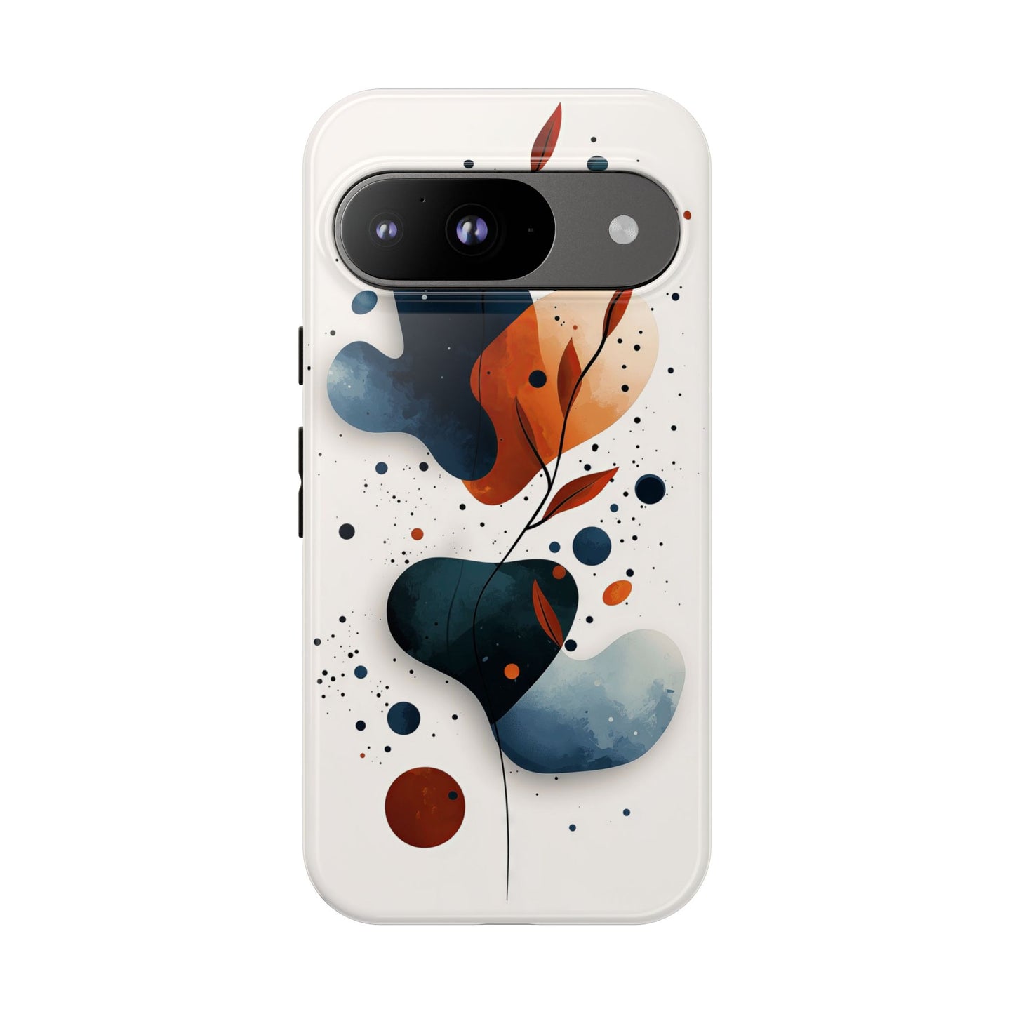 Celestial Bloom – Minimal Abstract Phone Case for iPhone, Samsung & Pixel