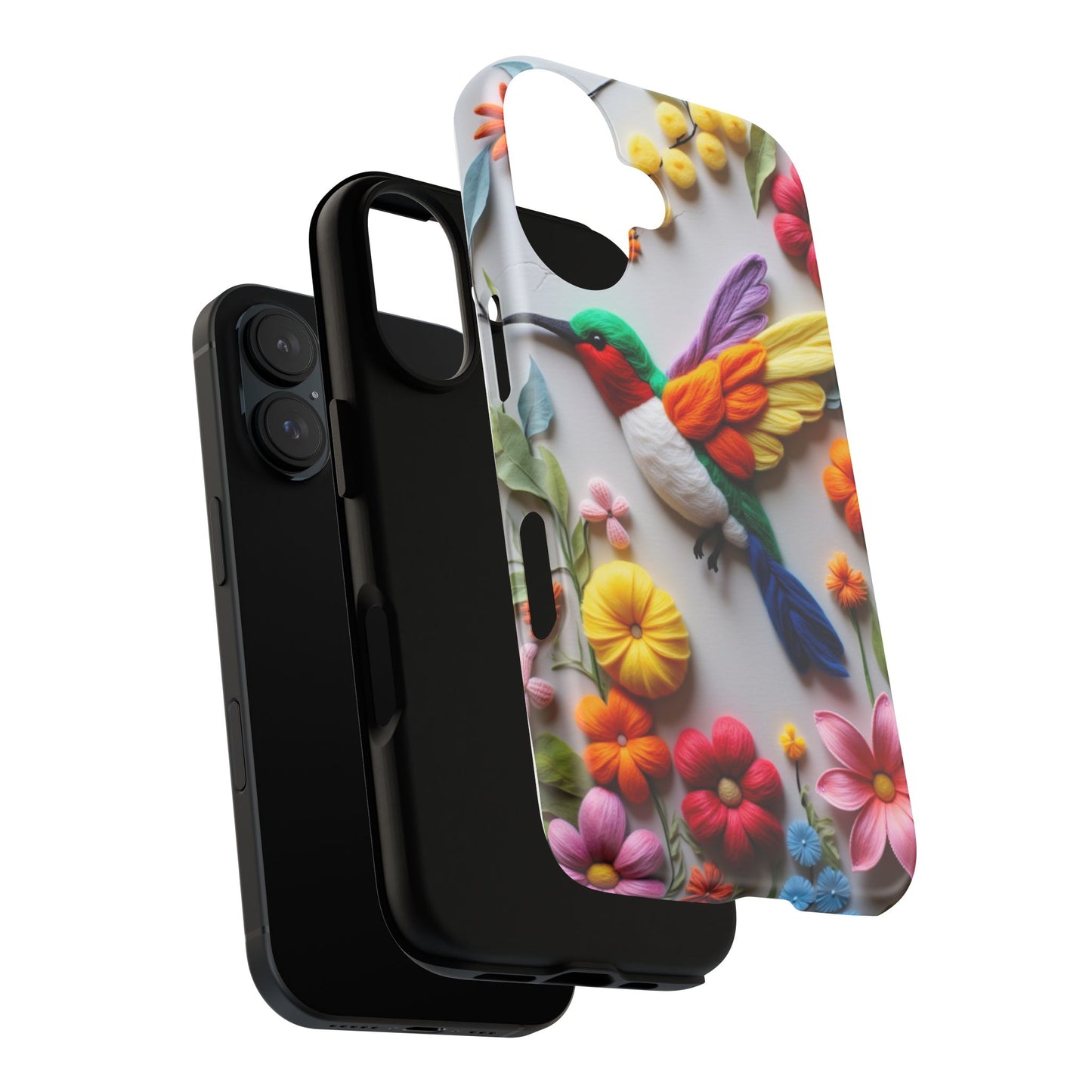 Elegant Hummingbird with Floral Mosaic Design | Nature's Artistic Vibes | Pixel 8 pro