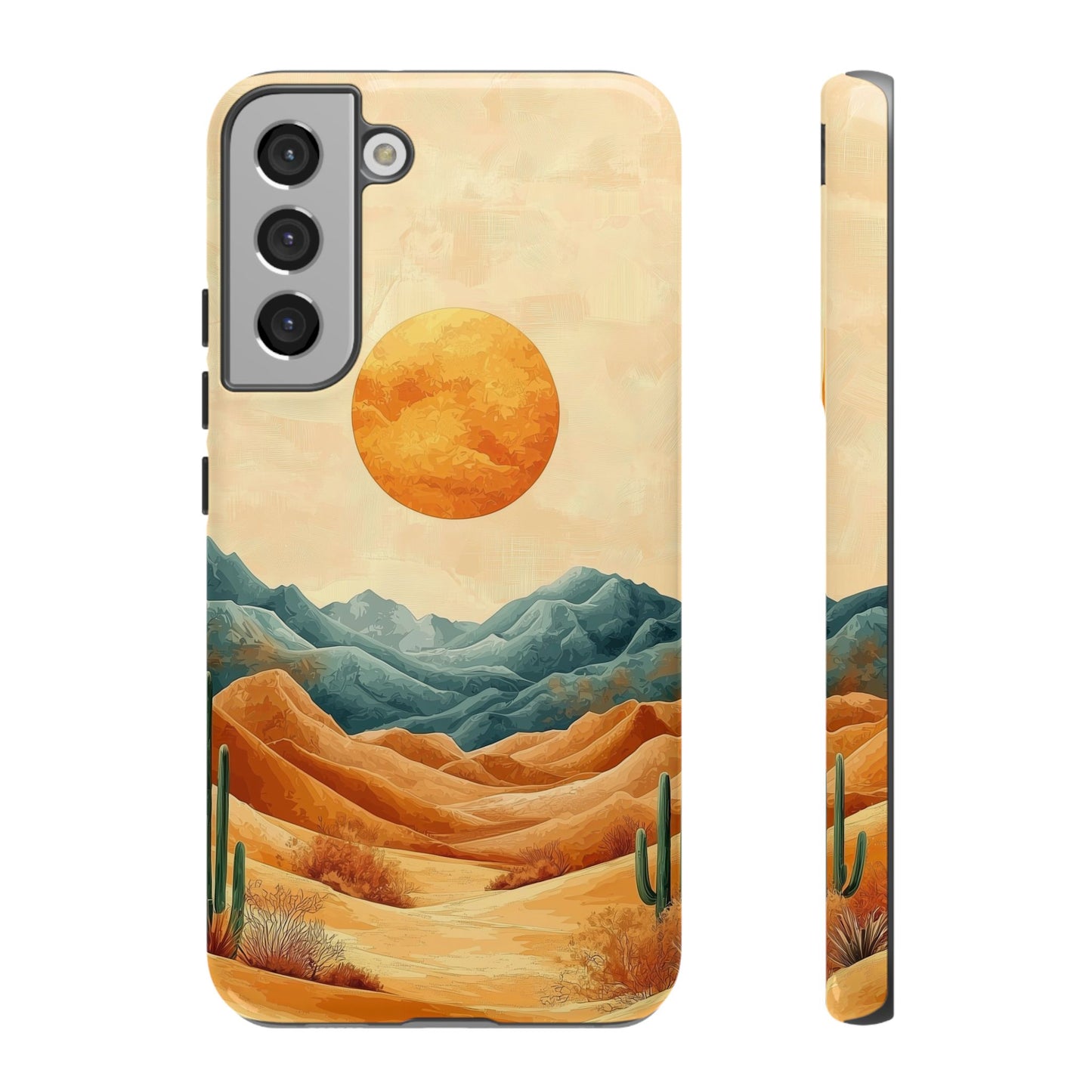 Golden Solstice Desert Boho Phone Case for iPhone, Pixel & Samsung