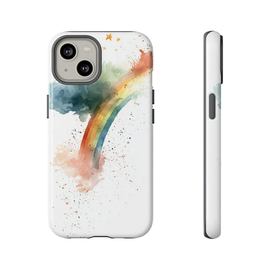 Mystic Splash Rainbow Watercolor Phone Case for iPhone, google Pixel & Samsung