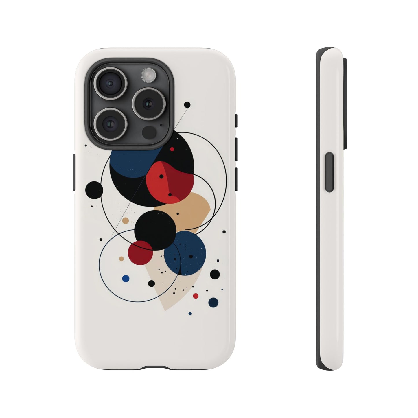 Celestial Flow – Abstract Minimal Art Phone Case for iPhone, Samsung & Pixel