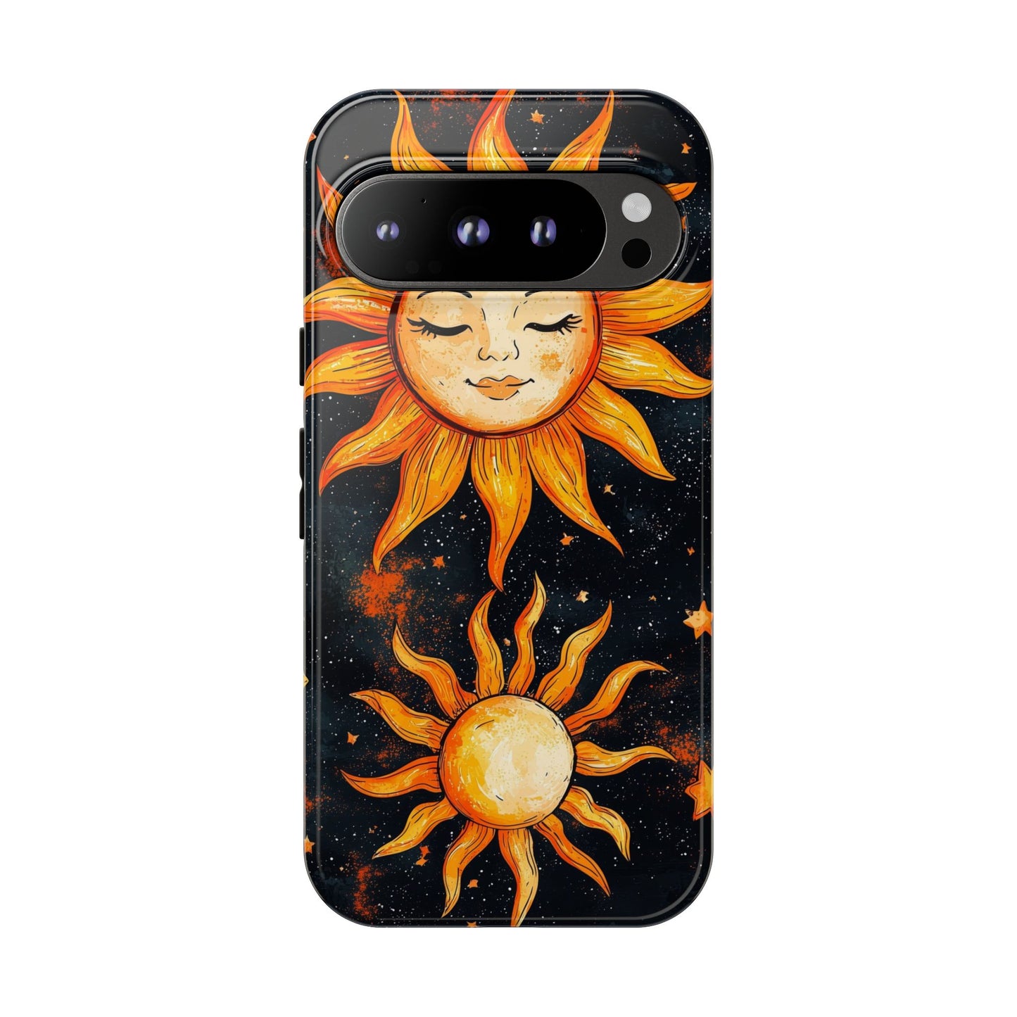 Celestial Sun & Moon Boho Phone Case for iPhone, Pixel & Samsung