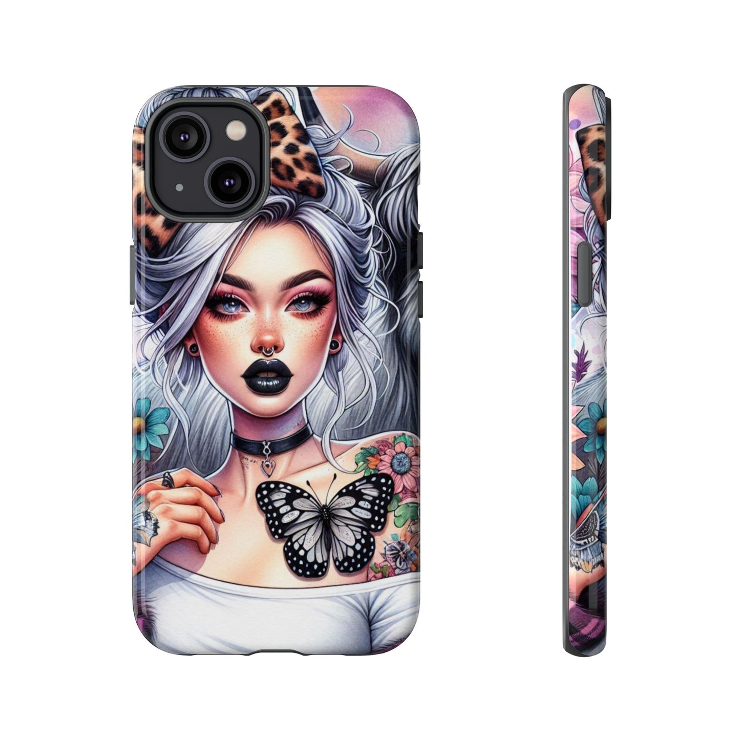 Wild Spirit – Gothic Chic & Nature Fusion Mobile Cover