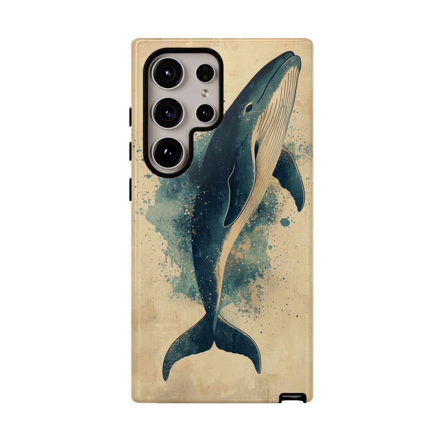 Ocean Majesty: Watercolor Whale Case for iPhone, Samsung & Pixel