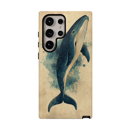 Ocean Majesty: Watercolor Whale Case for iPhone, Samsung & Pixel