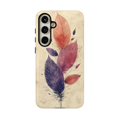 Boho Feather Bloom Phone Case for iPhone, Pixel & Samsung