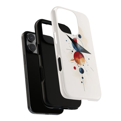 Orbital Drift – Abstract Space Geometry Phone Case for iPhone, Samsung & Pixel